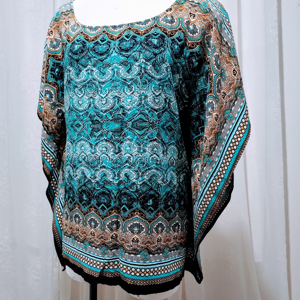 Unique Spectrum caftan tunic. Size XL